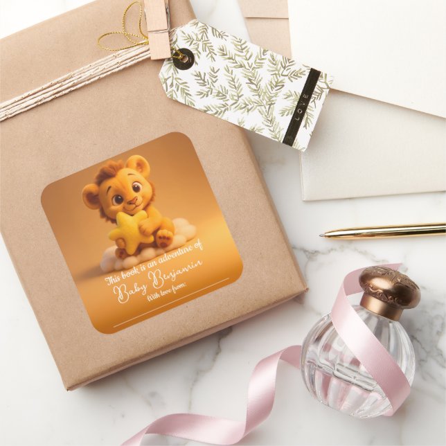 Baby Shower Sticker – Little Lion & Star (Schenken)