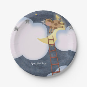Baby Shower Storybook Kinderzimmer Rhyme Custom Pa Pappteller