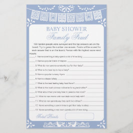 Baby Shower Survey Says Game Card