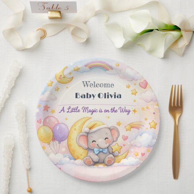 Baby Shower Teller | Magic Moon Thema (Hochzeit)