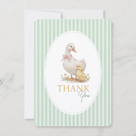 Baby Shower Thank You Cards Goose and Gosling. Dankeskarte