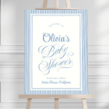 Baby-Shower-Willkommensschild-Vorlage, Moderne Ret