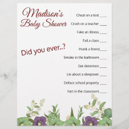 Baby Shower Word Search Game 🍼 Spaß & Niedliches 