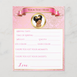 Baby Showspiele Pink Gold American