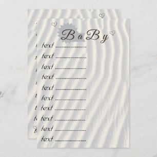 Baby Showspielfamilie Baby Showspiele Printwerbu Einladung