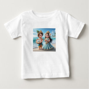 Baby Shree Krishna & Radha mit Diamond Divine T-shirt