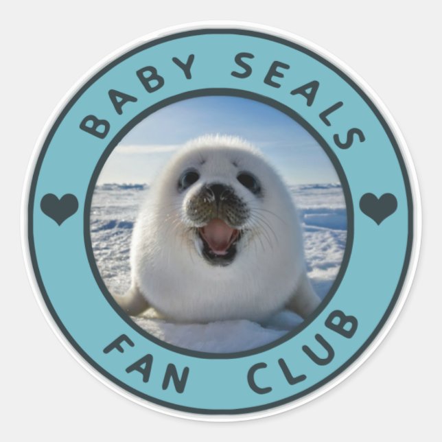 Baby Siegel Fan Club Aufkleber (Vorderseite)