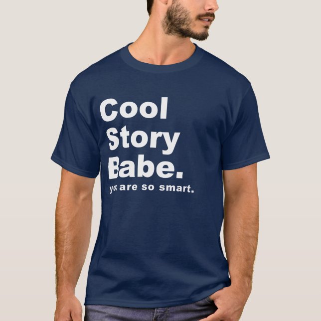 Baby sind Sie so intelligent T-Shirt (Vorderseite)