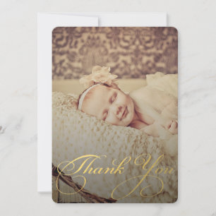 Baby Sip & See Danke Geburtanzeige Ankündigung