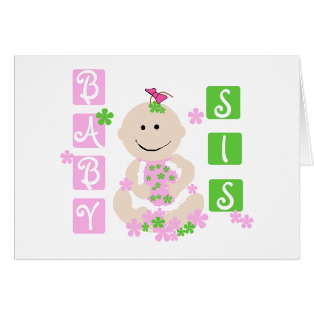 Baby-SIS-T-Shirts und -geschenke (Vorderseite (Horizontal))