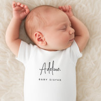 Baby Sister Individuelle Name Neu