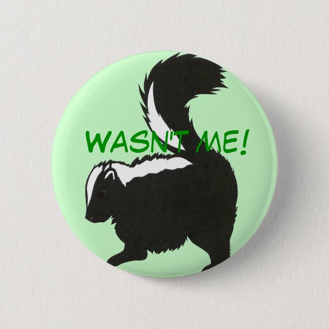 Baby Skunk Button (Vorderseite)