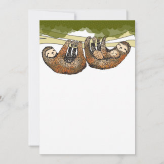 Baby Sloth Baby Shower / New Baby Ankündigung