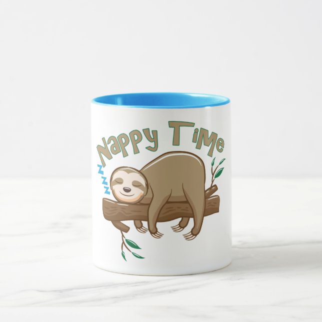 Baby Sloth Family Tasse (Zentrum)
