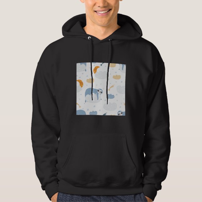 Baby Sloth Sky Hoodie (Vorderseite)