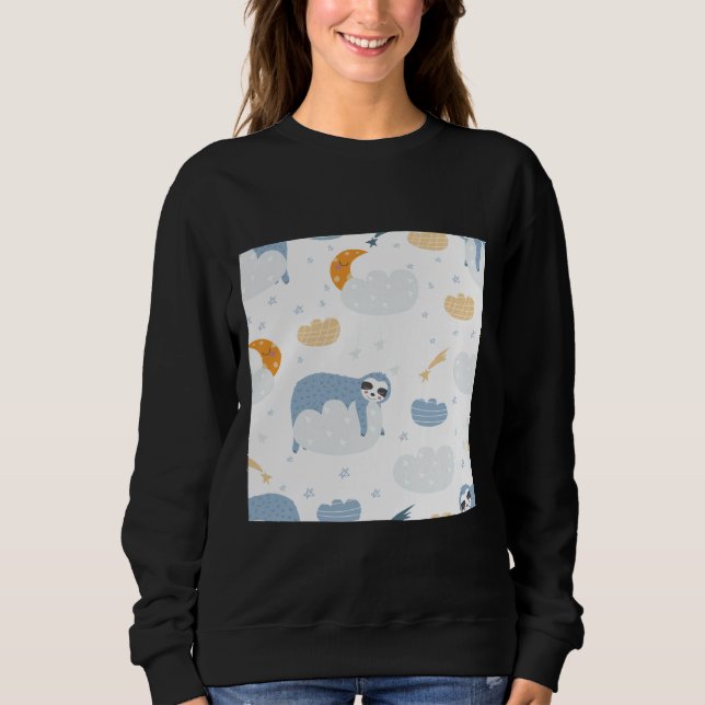 Baby Sloth Sky Sweatshirt (Vorderseite)