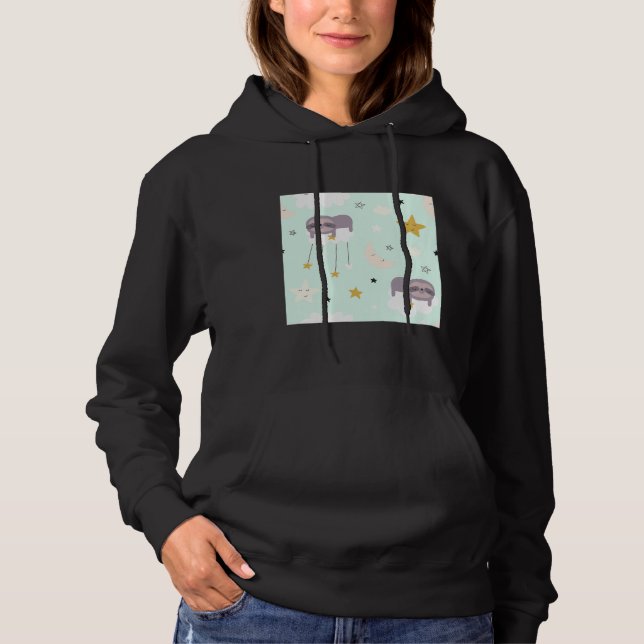 Baby Sloth Star Hoodie (Vorderseite)