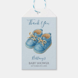 Baby Sneakers Sports Baby Shower  Geschenkanhänger