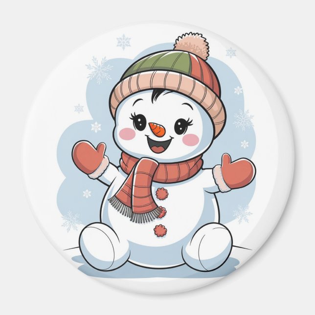 Baby Snowman Magnet (Vorne)