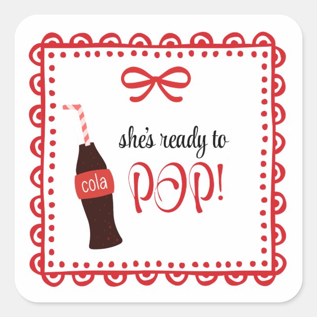 Baby Soda Ready to POP Sticker (Vorderseite)