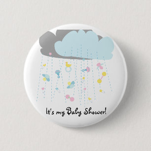 Baby-Spielzeug-Dusche/Babyparty-Einladung Button