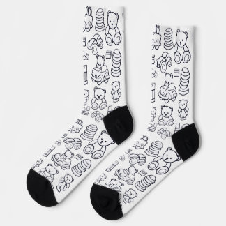 Baby-Spielzeug-Muster Socken