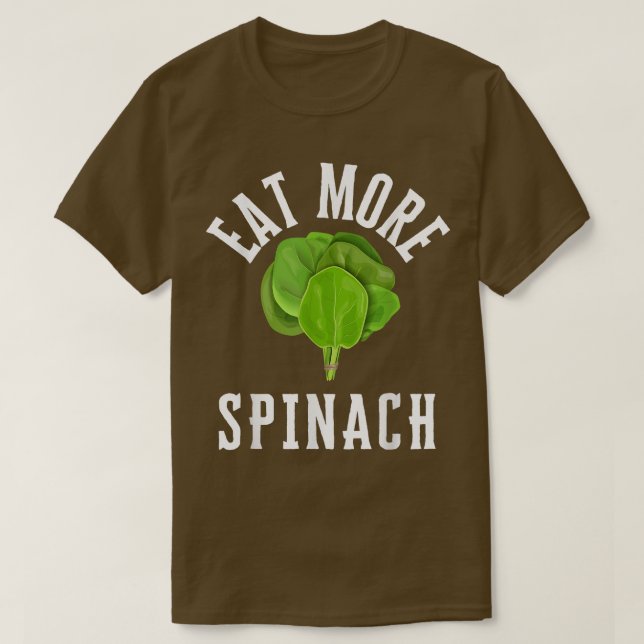 Baby Spinach Bio Spinat und Kale Vegetarian V T-Shirt (Design vorne)