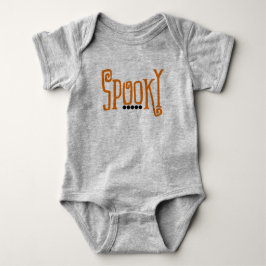 Baby Spookoky Halloween Design Baby Strampler