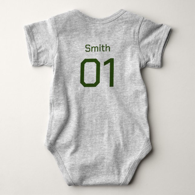 Baby Sport Team Jersey Strampler (Rückseite)