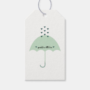 BABY Sprinkle A Little Love Shower Party Geschenkanhänger