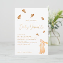 BABY SPRINKLE AUTUMN MODERNE MINIMAL BABY SHOWER | EINLADUNG