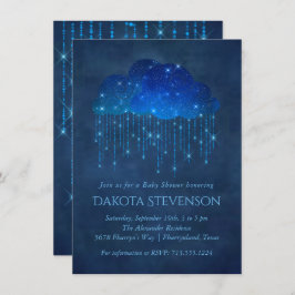 Baby Sprinkle Classic Blue | Moody Showwolke Einladung