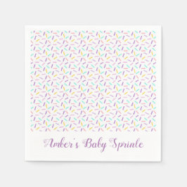 Baby Sprinkle Custom Party Napkins Serviette