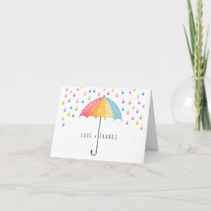 Baby Sprinkle Dankeschön für die Babyparty Dankeskarte