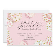Baby Sprinkle Donut Einladung