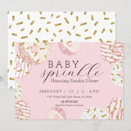 Baby Sprinkle Donut Einladung