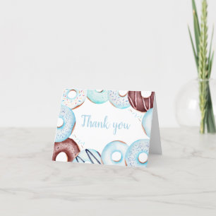 Baby Sprinkle Donuts Babydusche Dankeskarte