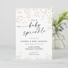Baby Sprinkle Dusche Einladung Confetti Sprinkles