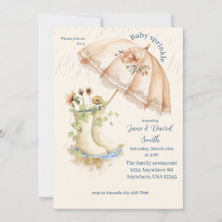 Baby Sprinkle Einladung