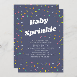 Baby Sprinkle Einladung