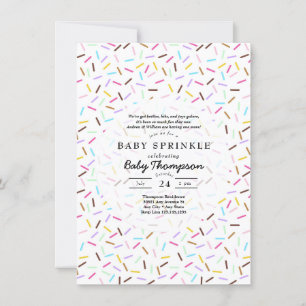 Baby-Sprinkle-Einladungen Einladung