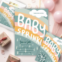BABY SPRINKLE Niedliche Wolken Regenbogenregen Cus