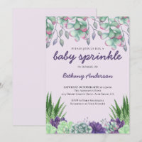 Baby Sprinkle Watercolor Sukkuläre Pflanze