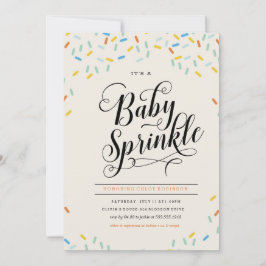 BABY SPRINKLES CONFETTI INVITATION EINLADUNG