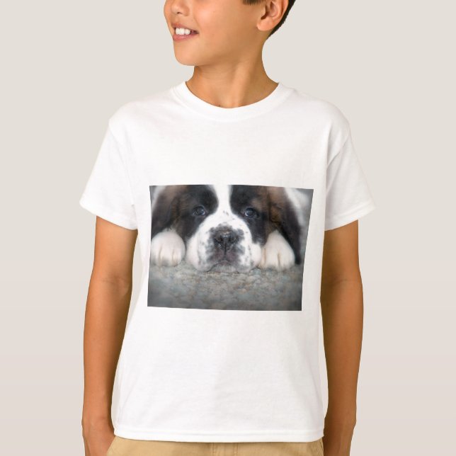 Baby St Bernard T-Shirt (Vorderseite)