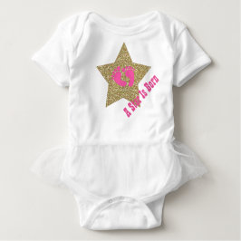 Baby Star One Piece Tutu Bodysuit Baby T-shirt