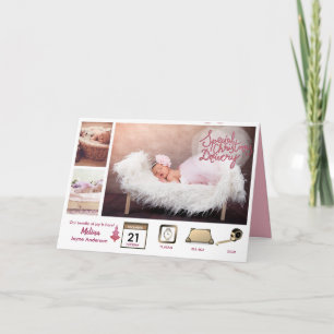 BABY STATS ICONS + FOTOS Ankündigung Weihnachten M