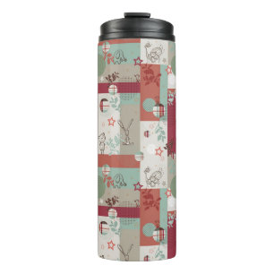 Baby-Steppdecken-Muster 2 Thermosbecher