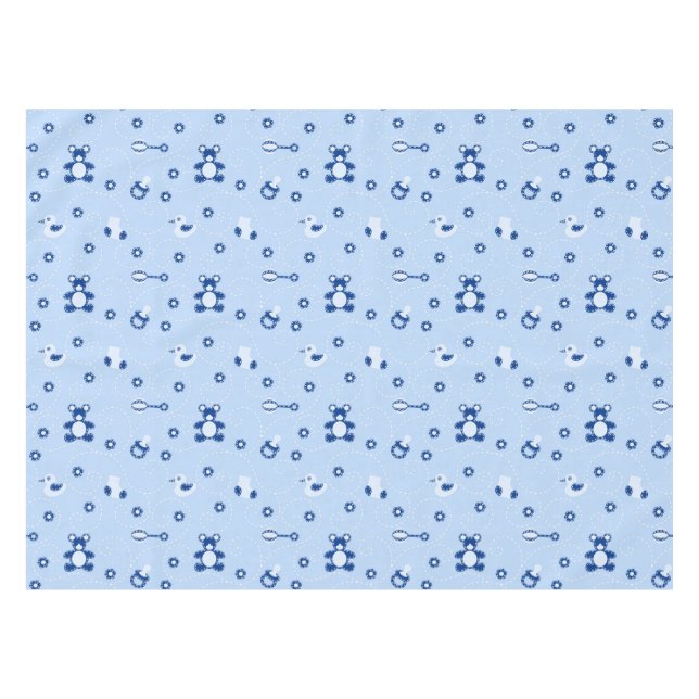 Baby-Steppdecken-Muster Tischdecke (Vorderseite (Horizontal))