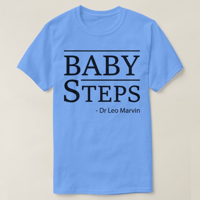 Baby Steps Buch von Dr. Leo Marvin V2 T-Shirt (Design vorne)